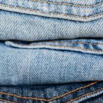 Storage Design - Stack of blue jeans arranged by color